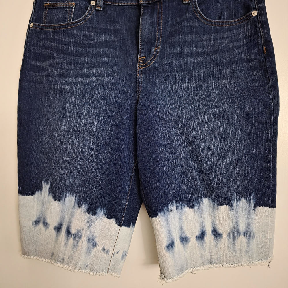 Style & Co. Blue and White Women's Bermuda Shorts